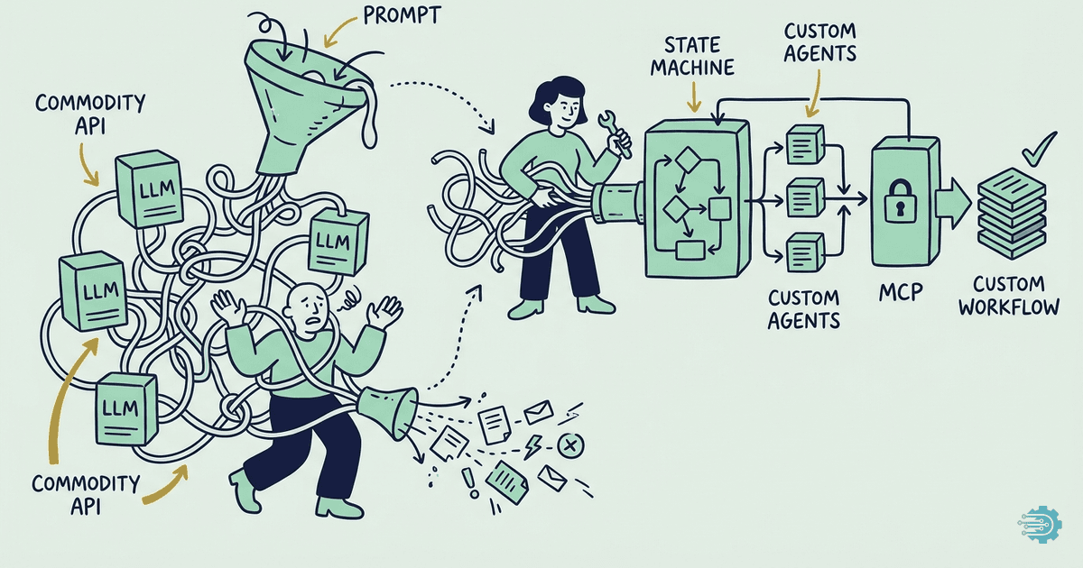 Custom Agent Workflows as the Only True AI Moat | Algoramming