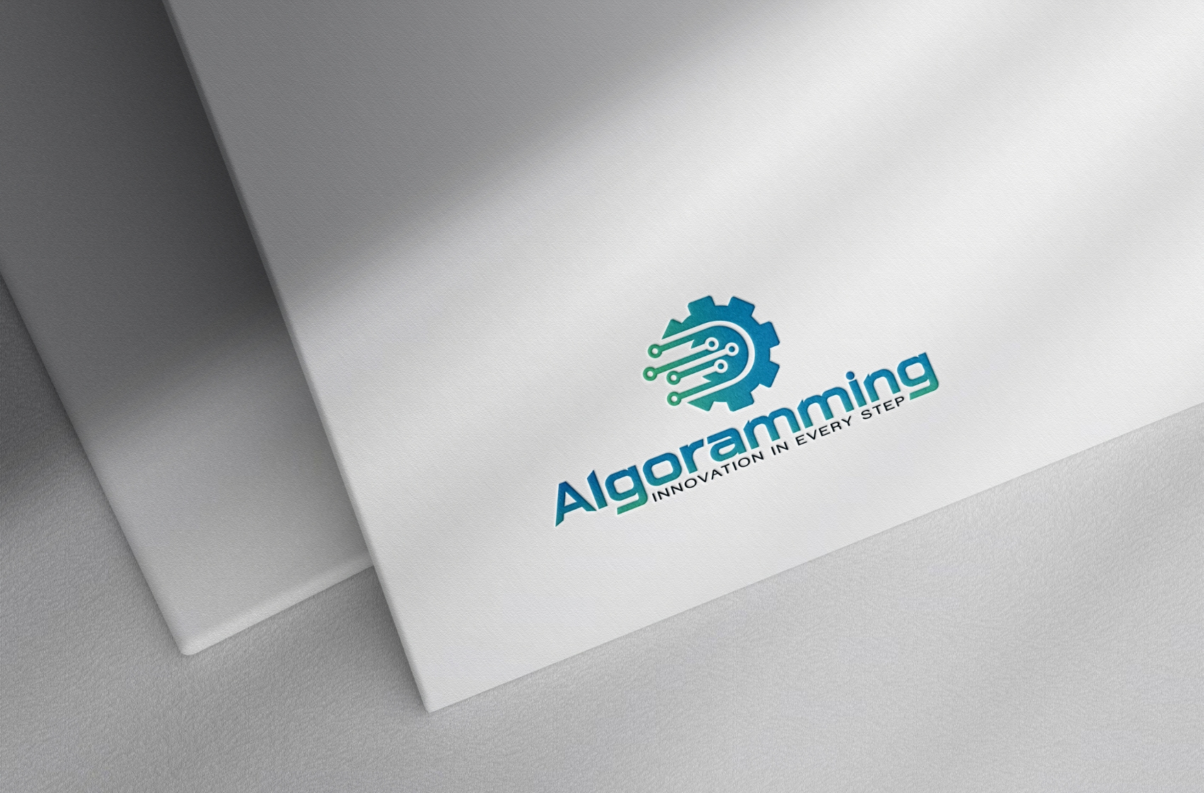 Algoramming Systems Ltd. studio work mockup